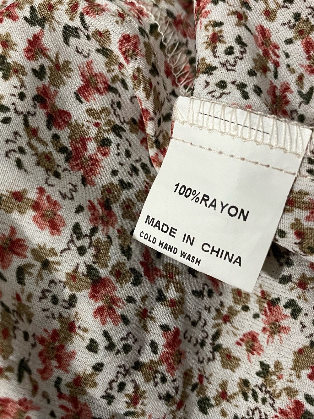 Princess Polly White Mini Skirt with Red Floral Pattern - Picture 7 of 7